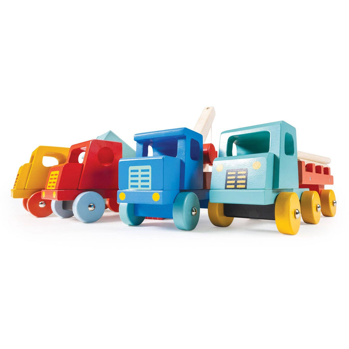 Teal Timber Truck
