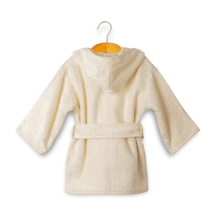 Hooded Toddler Bathrobe - GOTS Certified Organic Cotton