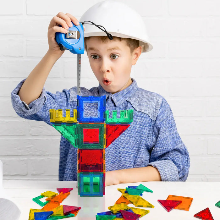 80 Piece Magnetic Tile Building Set