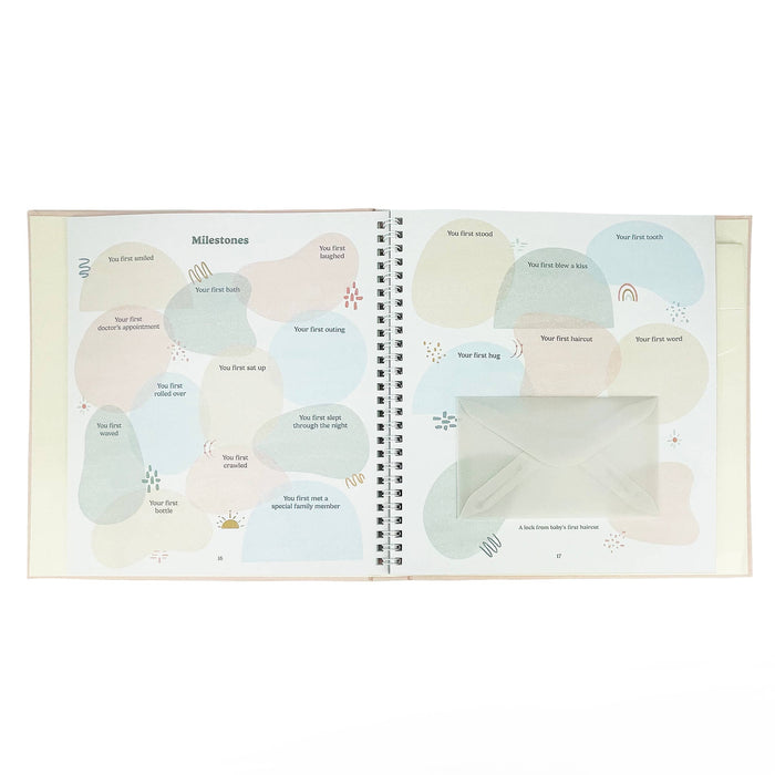 Hello, Baby - Boho-lnspired Keepsake Milestone Book Ages 0-3