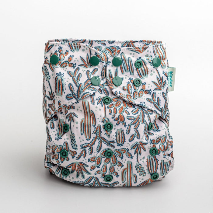 Nature: Essentials Pocket Cloth Diaper with Athletic Wicking Jersey, Grows with your Baby