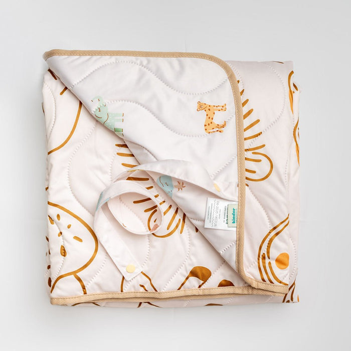 Anywhere Adventure Play Mat, Featuring Quilted Wipeable Machine Washable Fabric