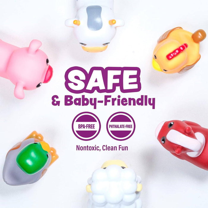 Mold Free Bath Toys, 6 Pack