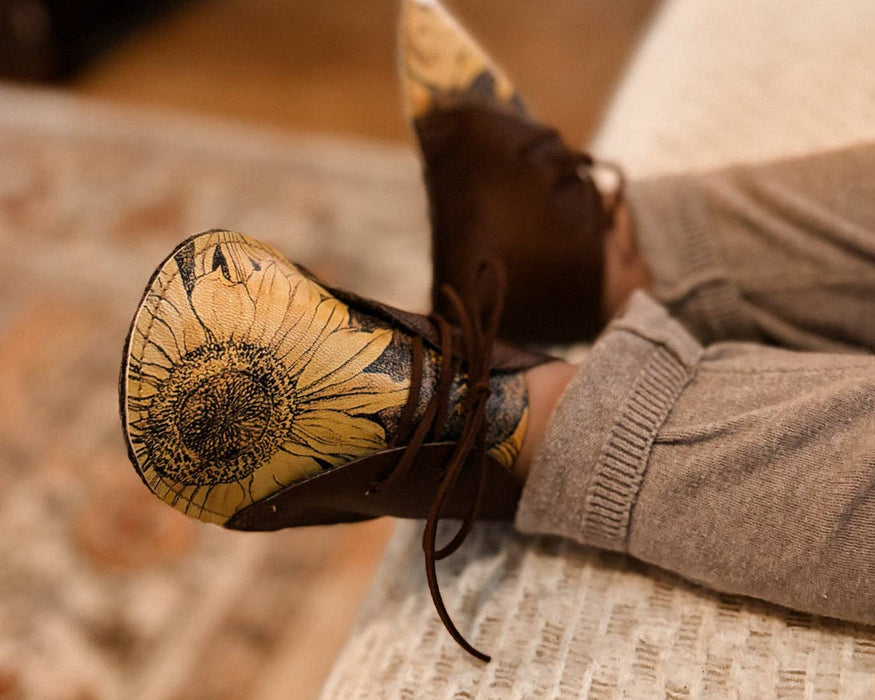 Bright Sunflower Wander Boots