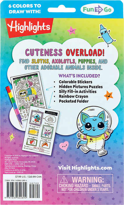 Stickers and Puzzles! Adorable Animals