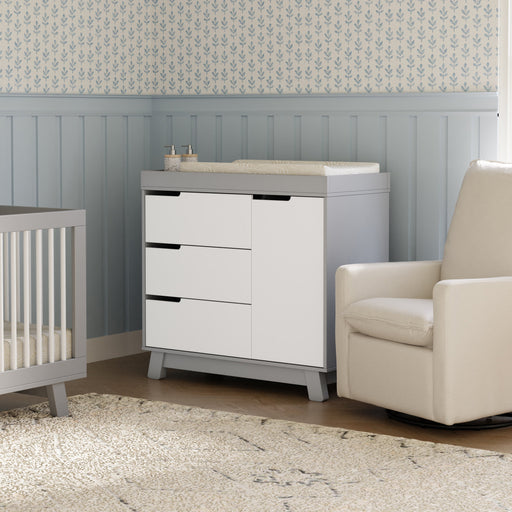 Babyletto Hudson 3-Drawer Changer Dresser with Removable Changing Tray - Nature Baby Outfitter