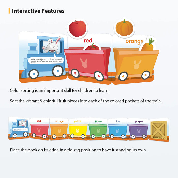 It's the Color Train! - Interactive Think! Board Boo