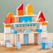 Colored Wooden Building Blocks - 85 Piece Set - Nature Baby Outfitter
