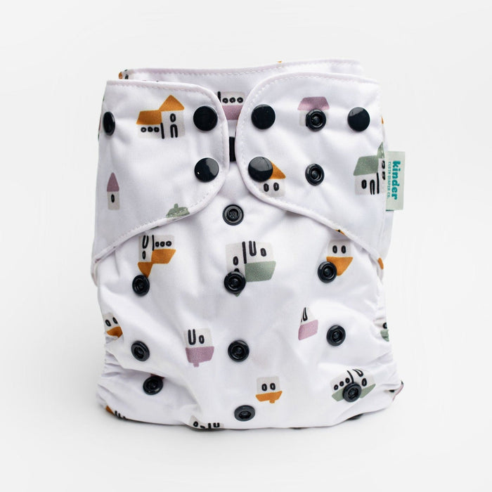 Nature: Essentials Pocket Cloth Diaper with Athletic Wicking Jersey, Grows with your Baby