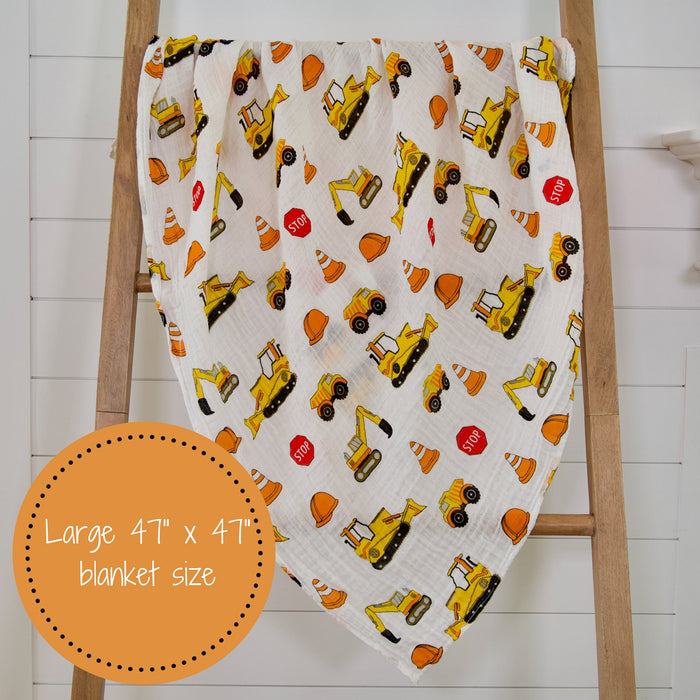 Under Construction Swaddle Blanket