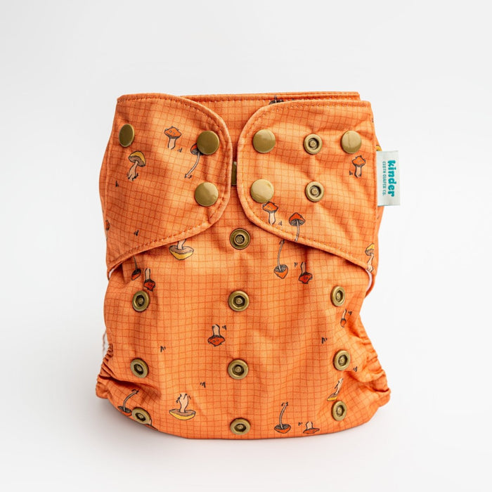 Nature: Essentials Pocket Cloth Diaper with Athletic Wicking Jersey, Grows with your Baby