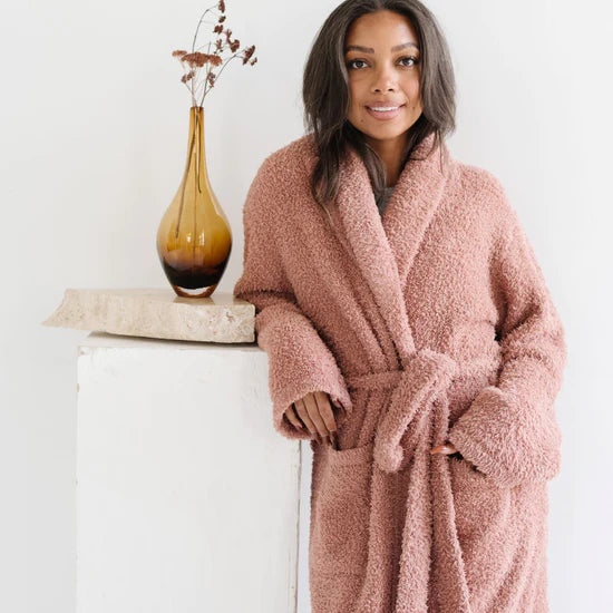 French Rose Cozy Bamboni Robe
