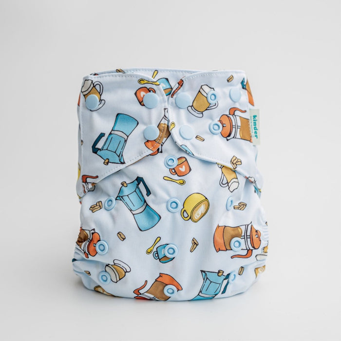 Food: Essentials Pocket Cloth Diaper with Athletic Wicking Jersey, Grows with your Baby