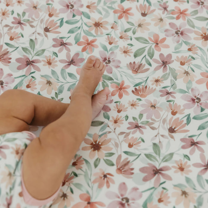 Natalie Premium Fitted Crib Sheet
