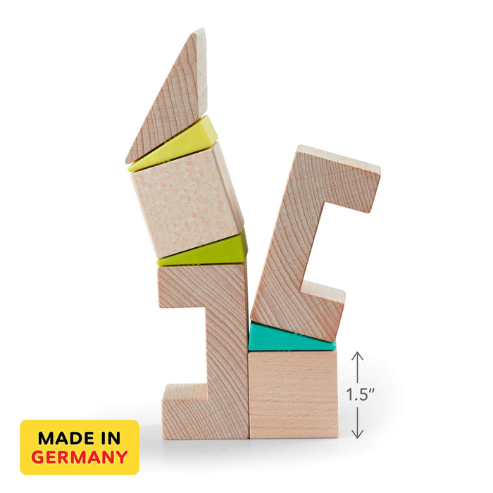 Crooked Towers Wooden Blocks - Nature Baby Outfitter