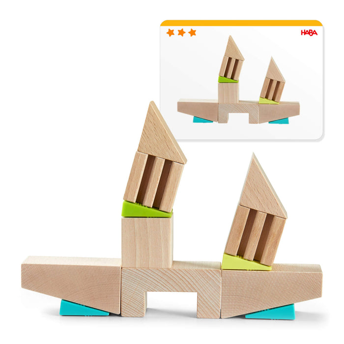 Crooked Towers Wooden Blocks - Nature Baby Outfitter