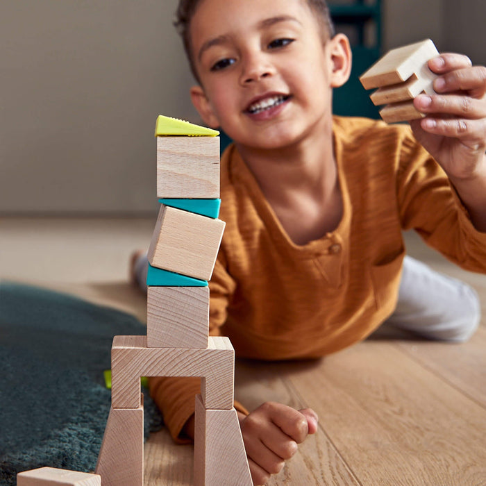 Crooked Towers Wooden Blocks - Nature Baby Outfitter
