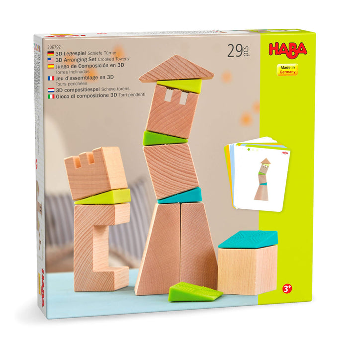 Crooked Towers Wooden Blocks - Nature Baby Outfitter