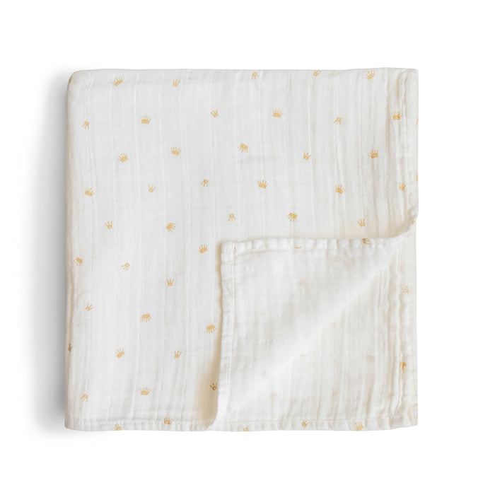 Organic Cotton Muslin Swaddle Blanket - Nature Baby Outfitter