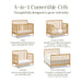 Namesake Liberty 4-in-1 Convertible Spindle Crib - Nature Baby Outfitter
