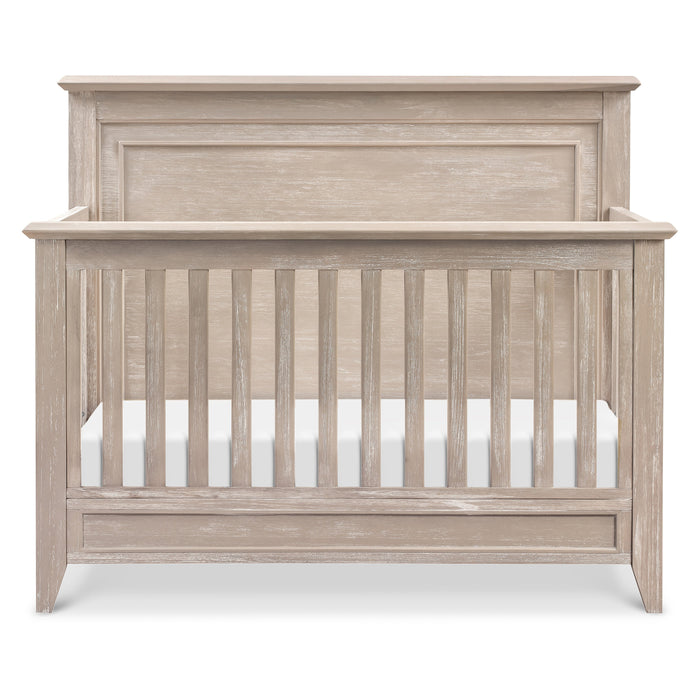 Monogram by Namesake Beckett Rustic 4-in-1  Convertible Flat Top Crib