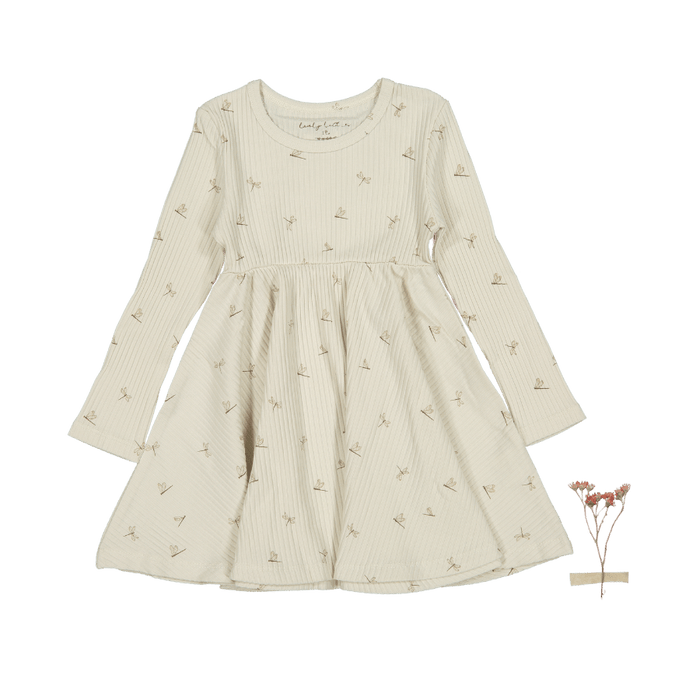 The Printed Long Sleeve Dress - Dragonfly
