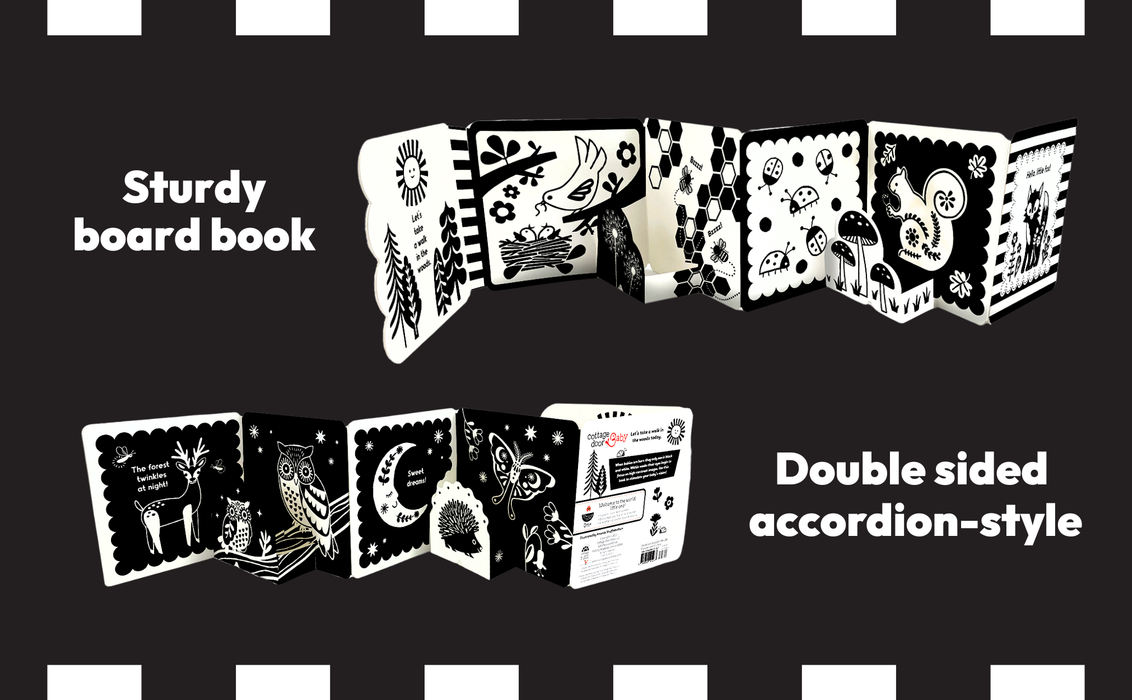 Look, Look, Baby! Forest High Contrast Black & White Book