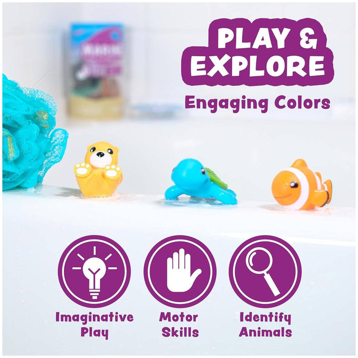 Marine Mold Free Bath Toys, 6 Pack