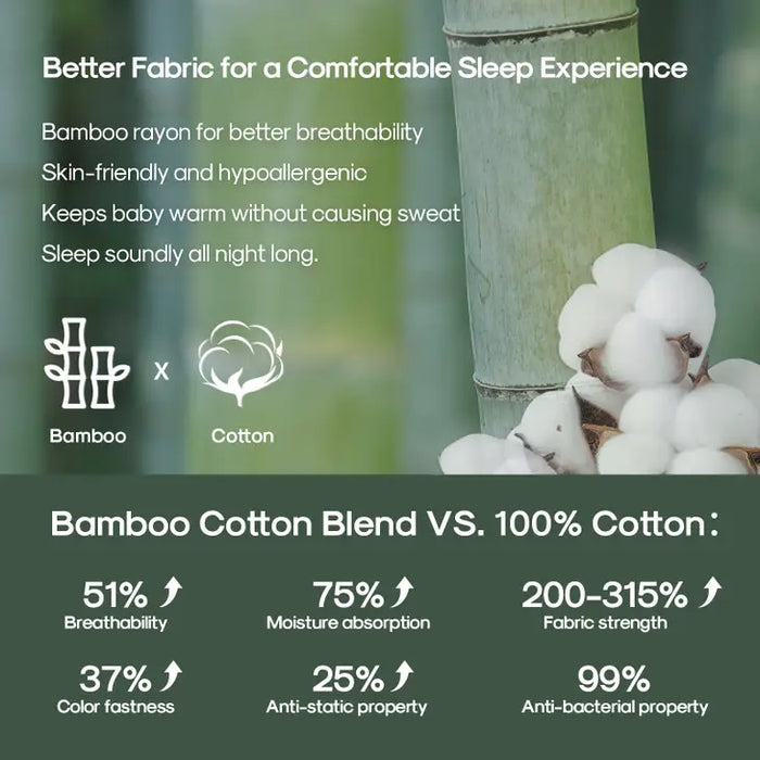 Tractor Bamboo & Cotton Sleep Sack - 0.6 TOG