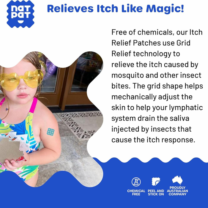 Natural Itch & Bug Bite Relief Stickers