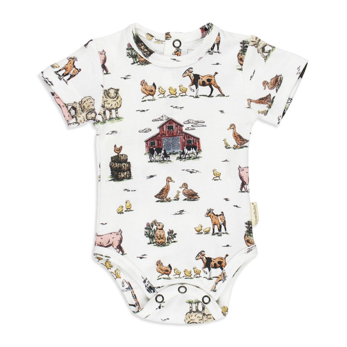 Farm Friends | Organic Short-Sleeve Bodysuit