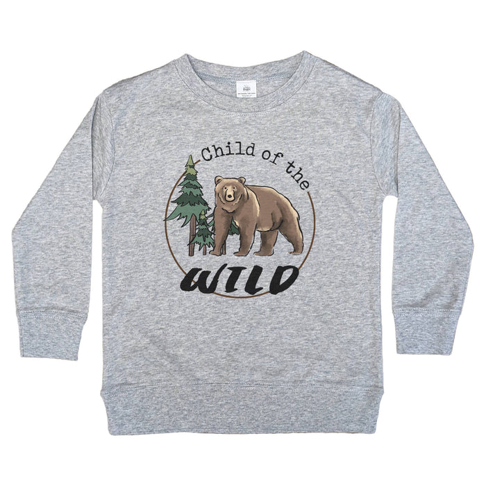 "Child of the wild" Woodland Bear Toddler Boy Clothes Kids