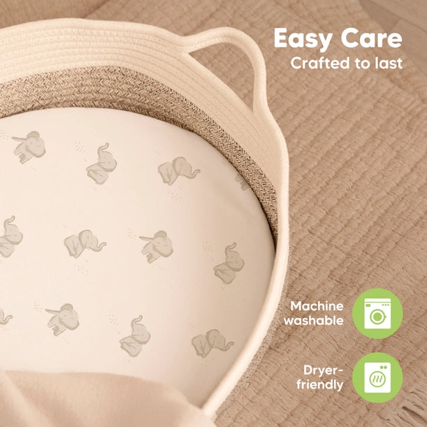 Isla Bassinet Fitted Sheets Set
