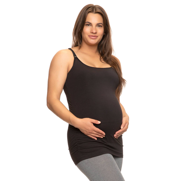 Cotton Modal Maternity Cami with Nursing Clips