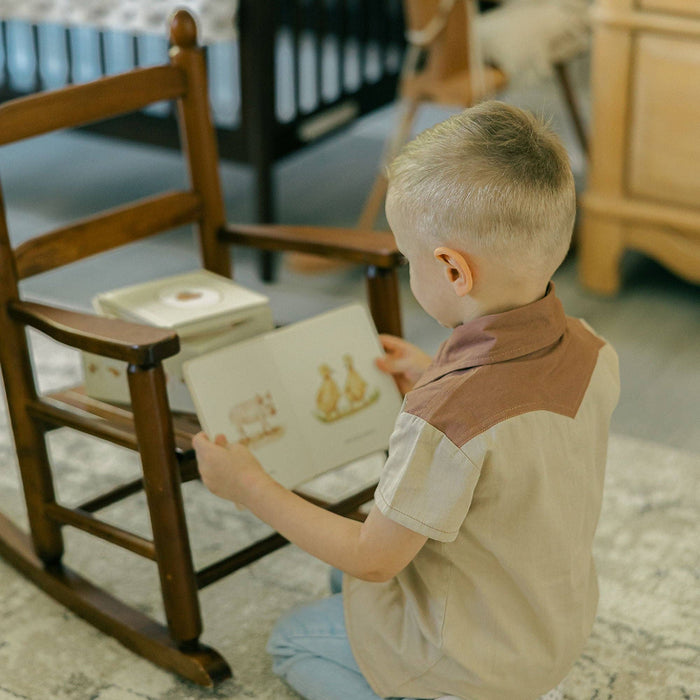 Oatmeal | Kids' Western Button-Up Shirt