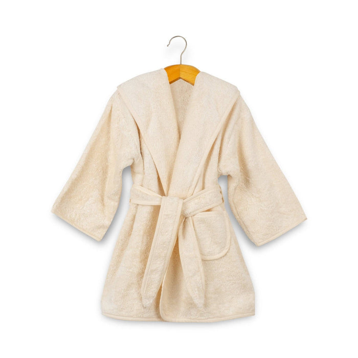 Hooded Toddler Bathrobe - GOTS Certified Organic Cotton