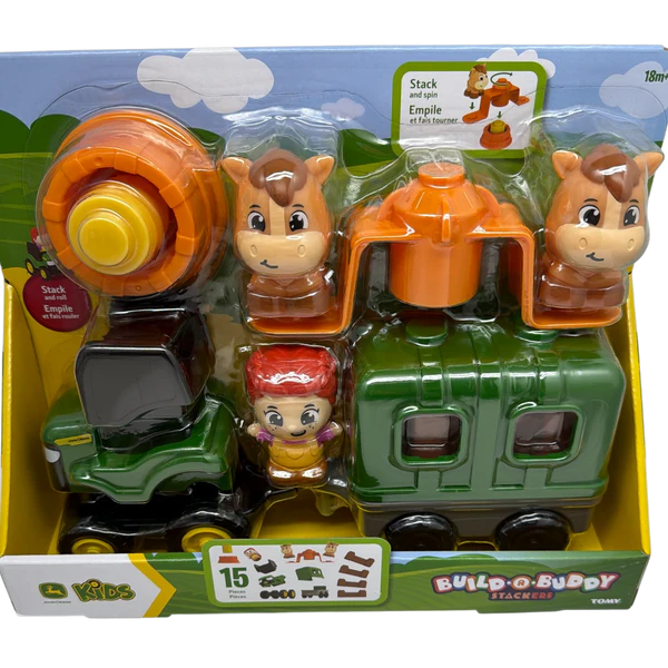 John Deere Stacker Horse Set