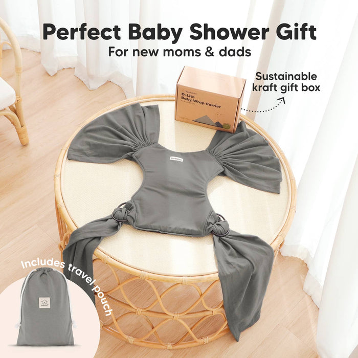 Graphite KeaBabies D-Lite Wrap Carrier - Nature Baby Outfitter