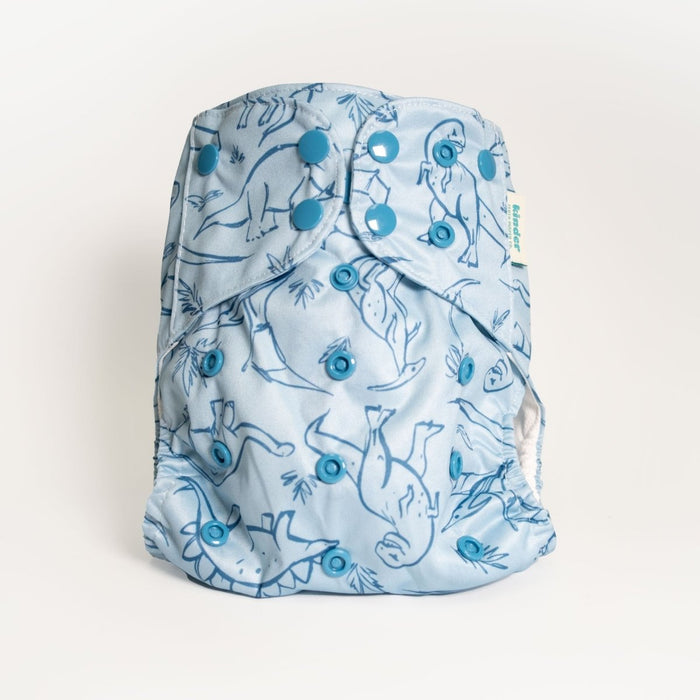 Animals and Insects: Essentials Pocket Cloth Diaper with Athletic Wicking Jersey, Grows with your Baby