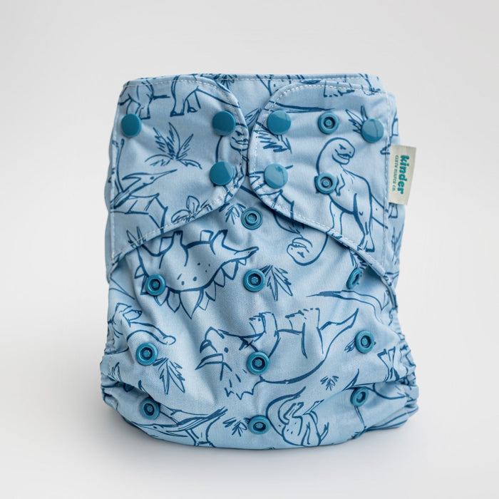Animals and Insects: Essentials Pocket Cloth Diaper with Athletic Wicking Jersey, Grows with your Baby