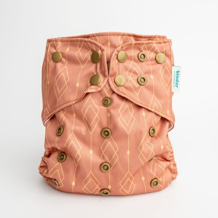 Abstract: Essentials Pocket Cloth Diaper with Athletic Wicking Jersey, Grows with your Baby