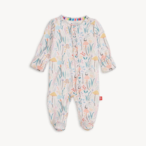Shroom and Bloom Modal Footie Pajamas with Ruffles
