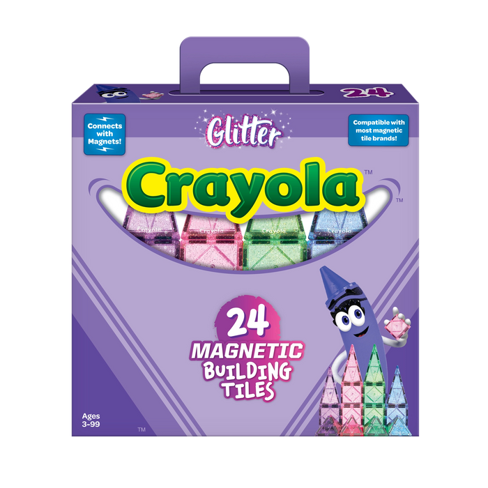 Glitter Crayola Magnetic Tiles