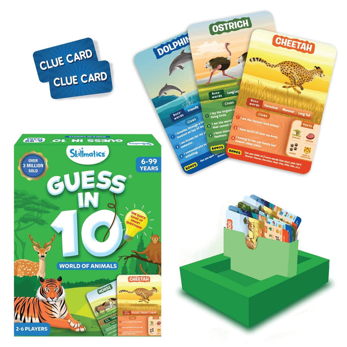Guess in 10 World of Animals Card Game