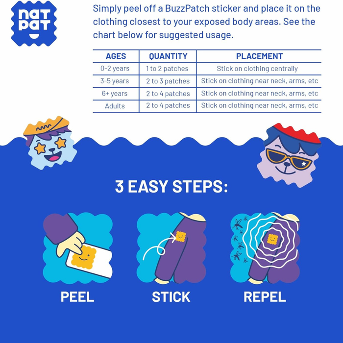 Mosquito & Insect Repellent Stickers