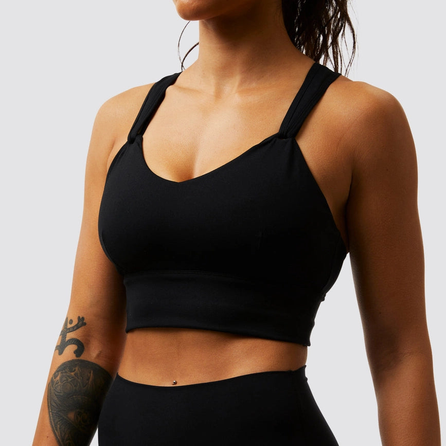 Born Primitive Black Milk & Muscles Nursing Sports Bra — Nature Baby ...