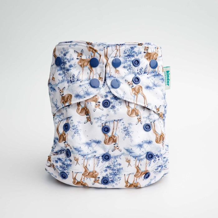 Nature: Essentials Pocket Cloth Diaper with Athletic Wicking Jersey, Grows with your Baby