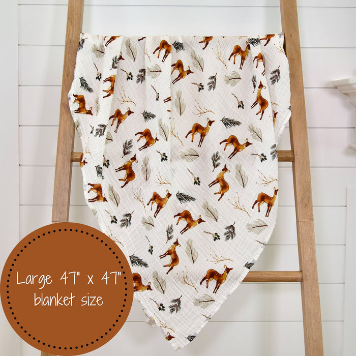 Deer Swaddle Blanket