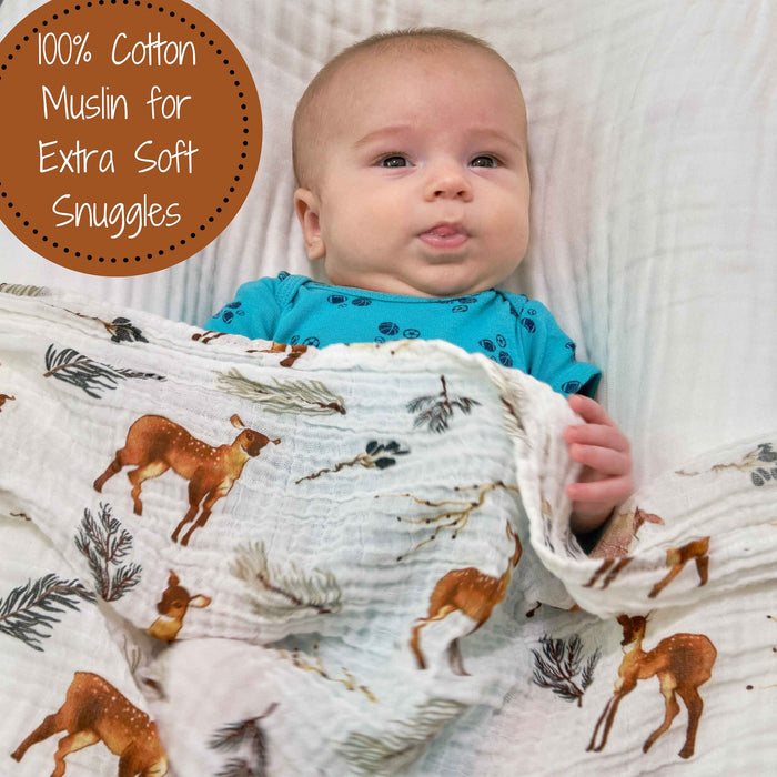 Deer Swaddle Blanket