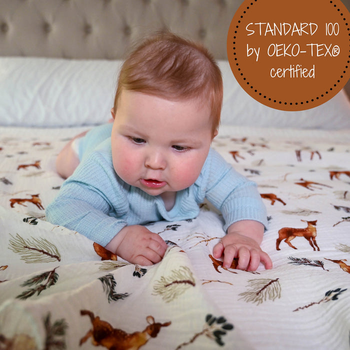 Deer Swaddle Blanket